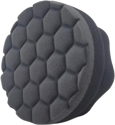 Bandenglans Aanbrengpad - Velgen Spons - Auto Polijsten - Anti-Slip Grip - 10x6x8 cm - Zwart