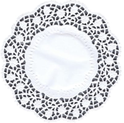20x 100 Druppelvangers rond Ø 15 cm wit