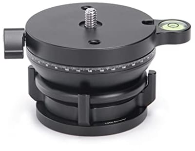 360° Panoramische Nivellering Base Statief Hoofd met 22 lbs Draagvermogen