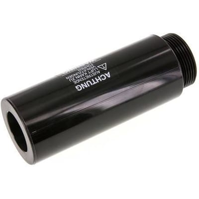 G1-1/2'' Aluminium Free-Flow Geluidsdemper Pneumatiek