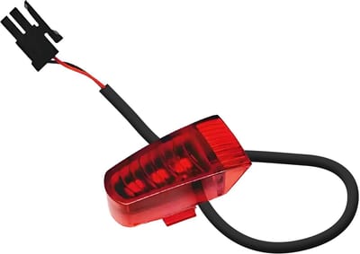 E-Twow, Achterlicht voor E-Twow Booster SE Scooter, Zwart / Rood