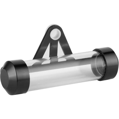 Universele Motorfiets Cilindrische Buis Belasting Schijf Frame Vergunninghouders Opbergcilinder Zilver zwart