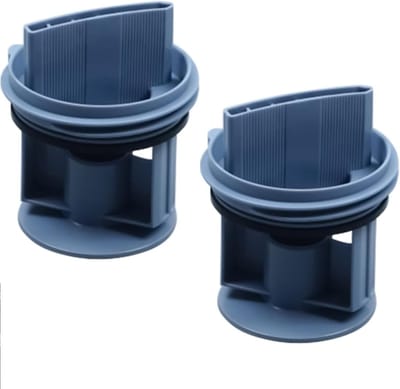 longziming -2-delige Pluisfilter voor Wasmachine – Universeel Vervangfilter – Geschikt voor de Meeste Wasmachines – Blauw