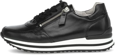 Gabor 528 Sneakers - Leer - Dames - Zwart