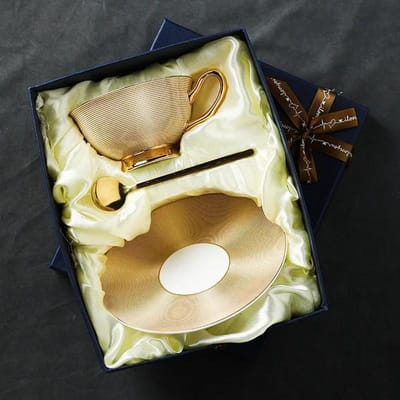 Koffiekopjes Set Optie Bone China Keramiek Theeservies Optie Marmeren Streep Luxe Cadeaus Porselein Drinkgerei Theekopje Feest Drinkgerei 200ml Europees 220ml