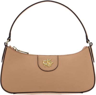 DKNY Handtas Schoudertas Carol Saffiano Handbag Vachetta Lichtbruin