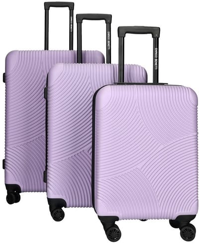 Enrico Benetti Louisville kofferset driedelig - 39040-014-Lilla