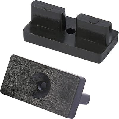 WPC Clips - Bevestigingsclips Kunststof - Terras Monteren - Verborgen Bevestiging - 10 mm - Zwart