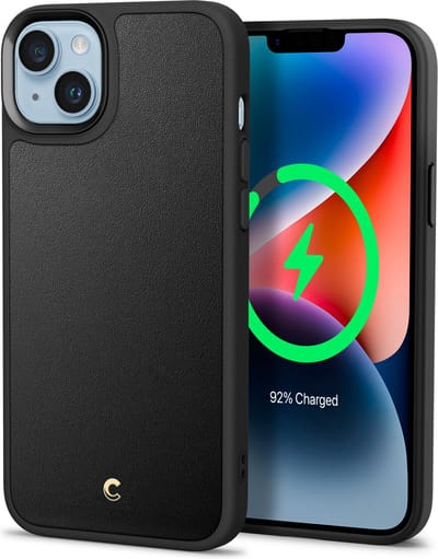 Spigen Cyrill Kajuk Mag Hoesje geschikt voor Apple iPhone 14 Plus - Back Cover met Magnetische Ring Zwart