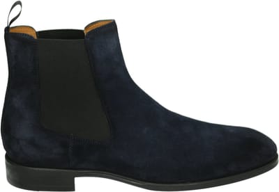 magnanni - 26319 - Nette herenschoenenBusiness half-hoog - Kleur: Blauw - Maat: 42