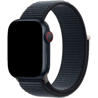 2+1 | Apple Watch Bandje Nexora - Geweven - Nylon - Middernacht