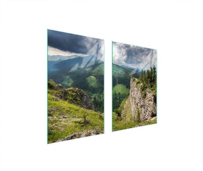 TMK ArtDeko - Panbeschermer - 65x52 cm - Hartglas - Gekleurd