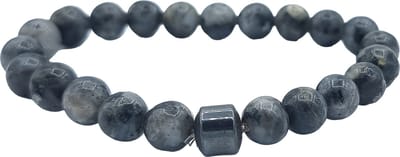 Rhylane - Kralenarmband - Larvikiet natuursteen - 20 cm / 8 mm