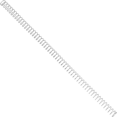 Drukveer Roestvrij Staal - Verlengveer Spanveer - Reparaties en Projecten - Hoge Elasticiteit Corrosiebestendig - 0.8x10x305 mm - Zilver