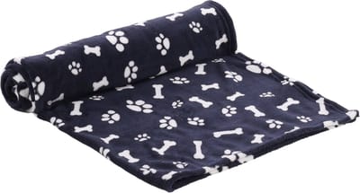 Flamingo Zuma - Deken Honden;katten - Fleece Deken Zuma Donkerblauw Bot/ Poot 100x150cm - 1st - 131411 - 1st