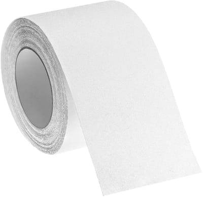 Dailygoods - QWORK® Transparant antislip plakband 10 cm x 10 m, stevig plakband, waterdicht en zelfklevend