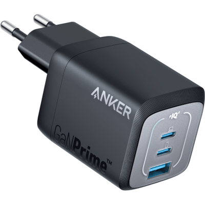 Anker Prime 735 67 W 1A2C snellader zwart EU-stekker