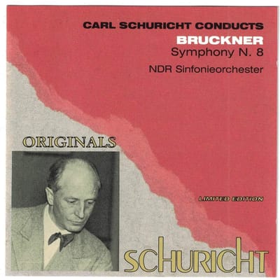 CD BRUCKNER - Carl Schuricht dirigeert Bruckner Sy SH837 Japan Klassiek Gebruikt brown