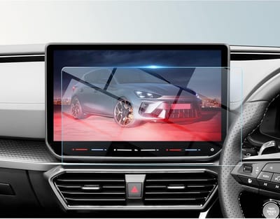 Navigatie Beschermfolie voor Cupra Formentor en Leon MK4 2025, 30.9 cm (12.9 inch) Tempered Glass 9H, Ideaal voor Navigatiescherm en Accessoires