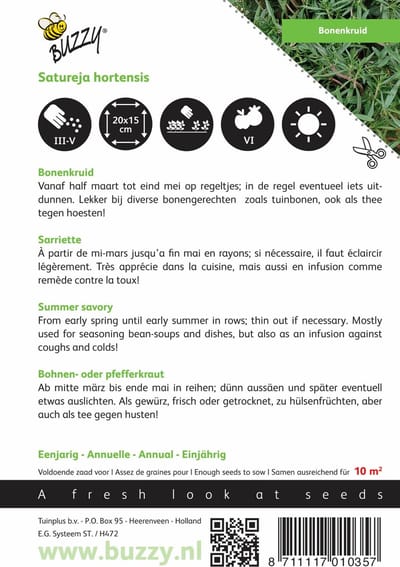 Buzzy® Bonenkruid eenjarig