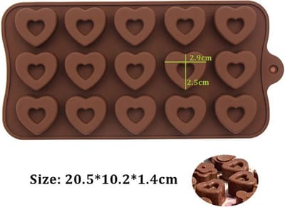Actie4you® - Hartjes Bakvorm - Chocoladevorm - Bonbonvorm - Siliconen bakvorm - Valentijn - Ijs blokjes - Mini hartjes - Mal