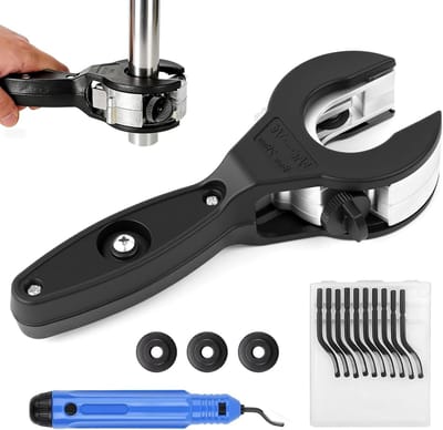 Professionele Buis Snijder voor RVS, Koper, Plastic en Aluminium - Ratchet Set 8-29 mm, Precisie Tube Cutting Machine