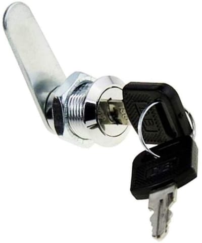MTTproducts- Cilinderslot 30mm - Deurslot met Sleutel - Geschikt voor Briefkasten/Opbergkast - Duurzaam Metaal - Eenvoudig te Installeren - Geschikt voor Deurdikte 25-30mm