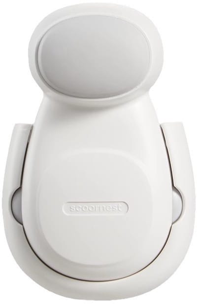 Automatische babydeurstopper - Anti-knel automatische deurstopper - Eenvoudig te installeren en te gebruiken - Wit - 1 stuk
