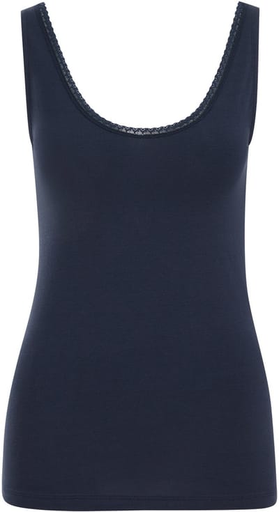 WE Fashion Dames singlet met kant