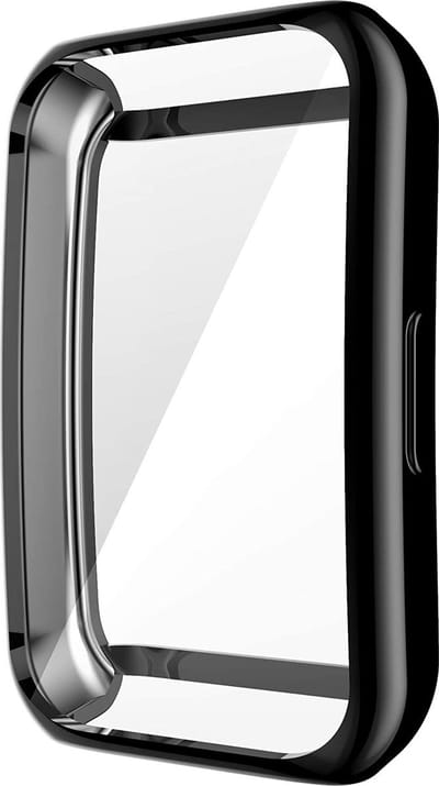 Strap-it TPU case - zwart bescherm hoesje geschikt voor Huawei Band 7 - zwarte beschermhoes voor Huawei Band 7
