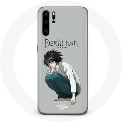 Coque - Huawei - P30 - Death Note Anime - Souple - Gris - Protection