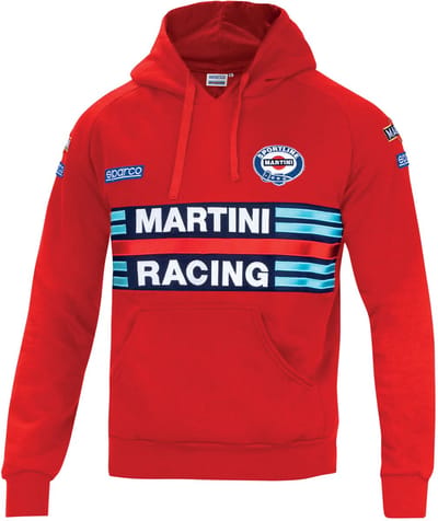 Men’s Hoodie Sparco MARTINI RACING Red Size XL