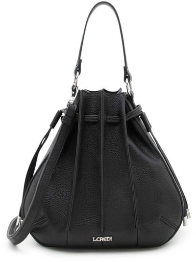L.CREDI handtas schoudertas Rahmi Hobo Bag Black zwart