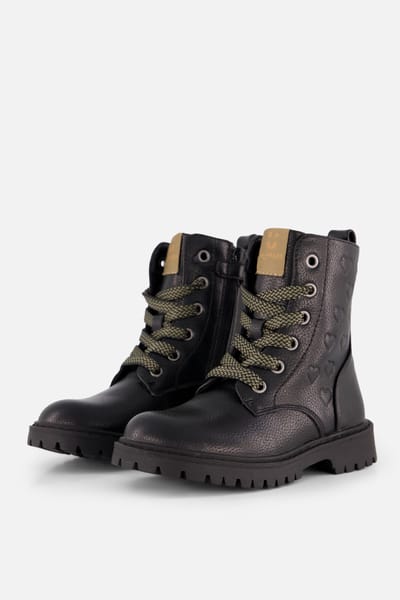 Muyters veterboots zwart - Maat 27 - Kinderschoenen