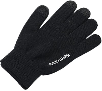 Winter Handschoenen – Zwart – Warme Handschoenen voor Dames & Heren – Touchscreen handschoenen – Koudebestendige Handschoenen – Comfortabele Thermo Handschoenen – Ideaal voor Winter, Buiten & Dagelijks Gebruik