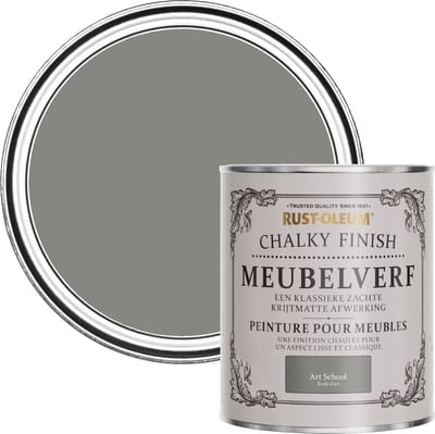 Rust-Oleum Grijs Chalky Finish Meubelverf - Art School 750ml