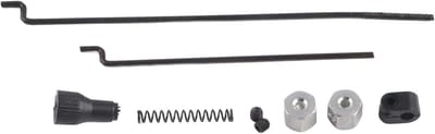 Lichtgewicht ijzeren gashevel montage voor 1/10 RC auto model, geschikt voor HSP 94108, inclusief remhevel en accessoires