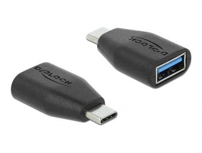 Delock Adapter SuperSpeed USB 10 Gbps (USB 3.1 Gen 2) USB Type-C™ male > Type-A female