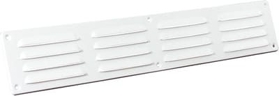 Nedco aluminium schoepenrooster - 50x9cm - wit