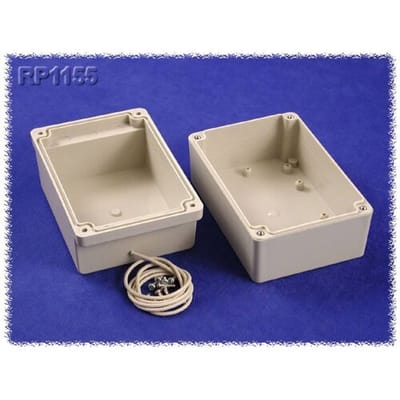 Hammond Electronics RP1155C Universele behuizing 125 x 85 x 85 ABS, Polycarbonaat Grijs 1 stuk(s)