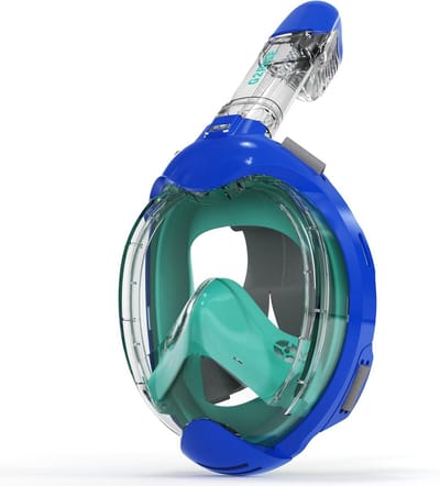 Full Face Snorkelmasker voor Kinderen met Panoramisch Zicht en Anti-Condens