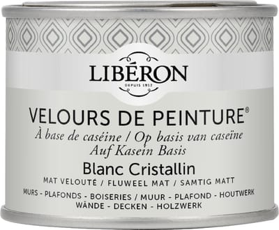 Liberon Velours De Peinture Muurverf - Mat - Blanc Cristallin - 0,125l