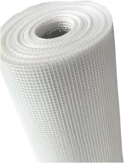 Glasvezel gaas - Muurversterking Isolatiegaas - Scheurpreventie - Hoge treksterkte - 1m x 100m - Wit