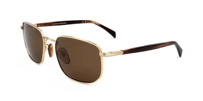 David Beckham DB 1143/S Gold brown horn 57/20/145 MAN Zonnebrillen