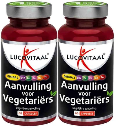 Lucovitaal Vega Aanvulling - 2 x 60 capsules - Voordeelverpakking