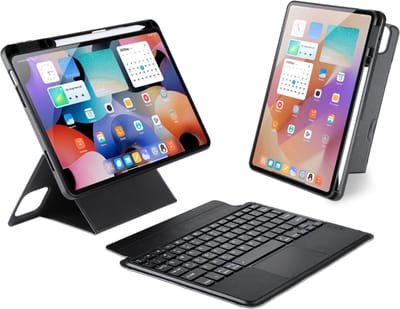 Dux Ducis - Toetsenbord hoes geschikt voor Apple iPad Pro 11 (2024) - Afneembaar - QWERTY - Tablet toetsenbord met touchpad - Zwart