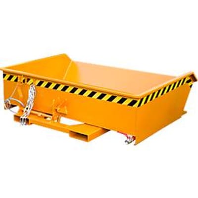 Spaanbak Bauer SMGU 610, olie- & waterdicht gelast, 610 l, oranje