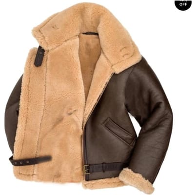 Herfst- en winterritsriem Cross Leisure Flight Jacket leren jas M beige