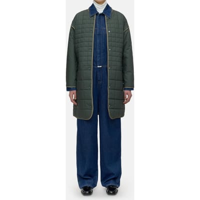 Closed Reversible Quilted Coat Pini Green Size: L | Light Jackets Outlet | Dames | Groen
