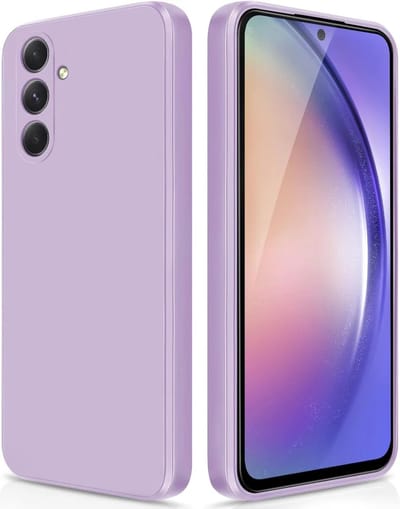 Hoesje met Camera Bescherming Geschikt voor Samsung Galaxy A54 | Back Cover | Dun | Flexibel TPU | Lila